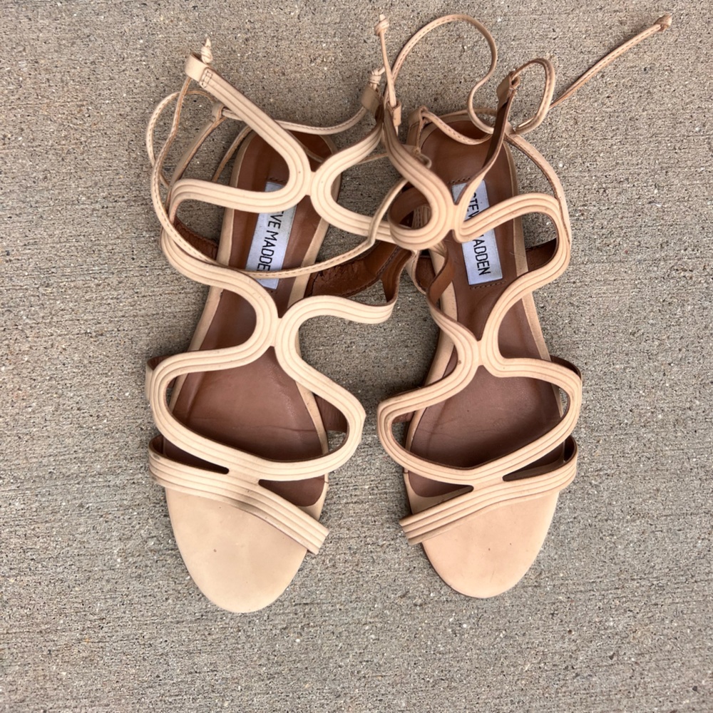 Beige sandals
